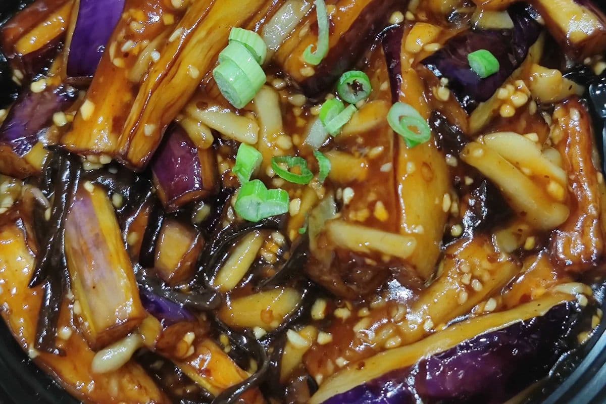 Eggplant in Garlic Sauce