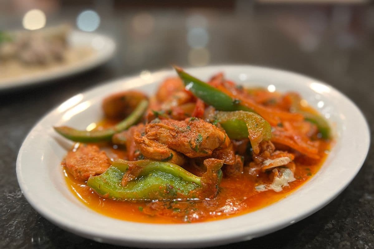 Spicy Pepper Chicken Dinner