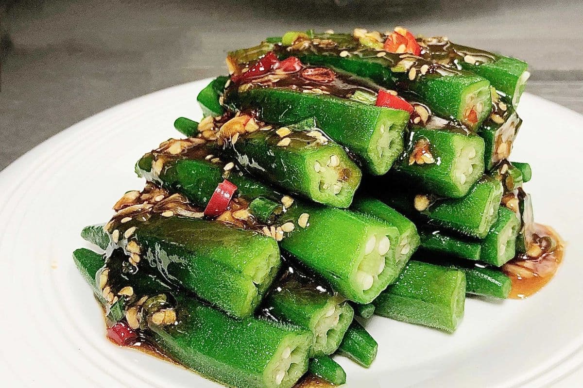 Okra with House-Made Sauce 浇汁秋葵