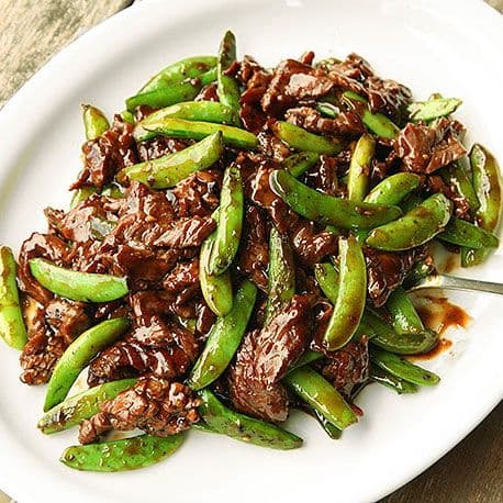 111. Sliced Beef with Snow Peas