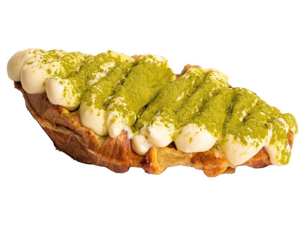 Matcha Cheesecake Croffle