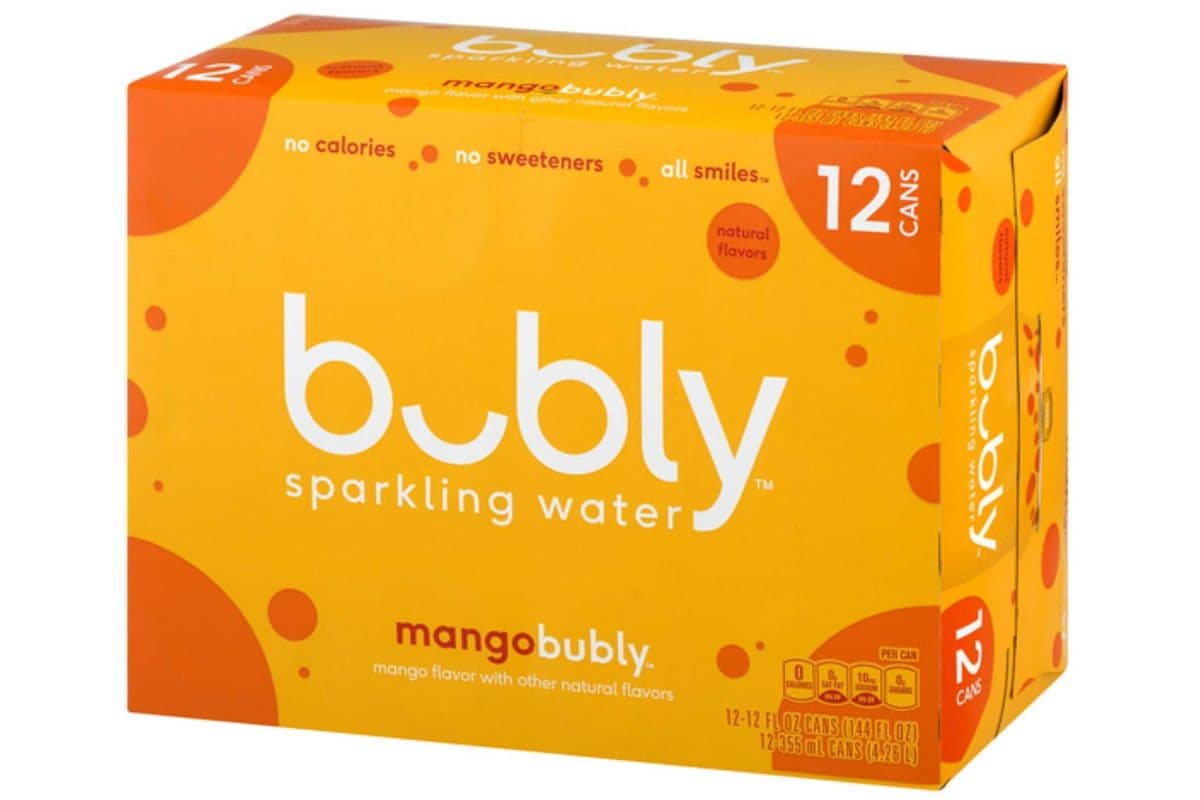 Bubly • Sparking Water Mango (12 x 355 mL)