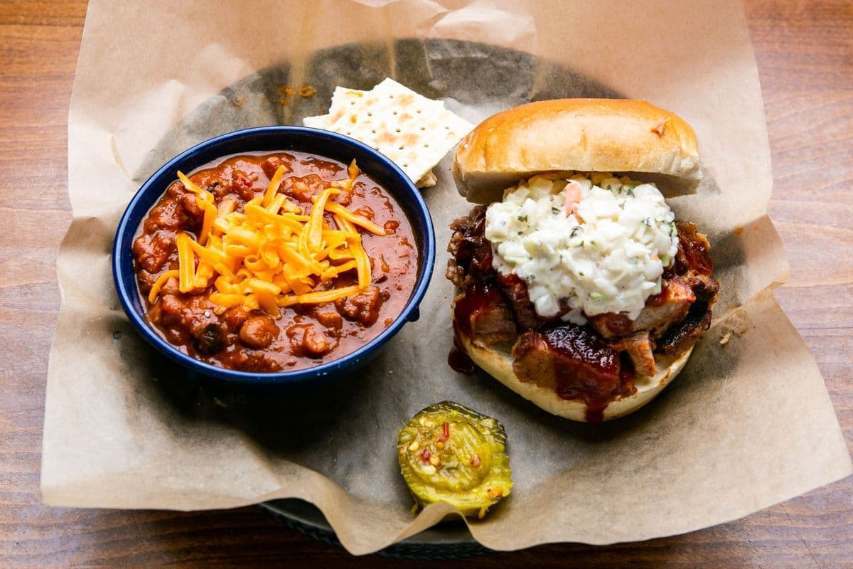 Georgia Chopped Pork Sandwich