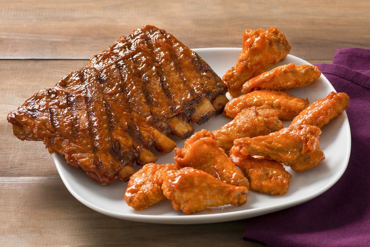 BBQ Back Ribs and Wings Party Pak