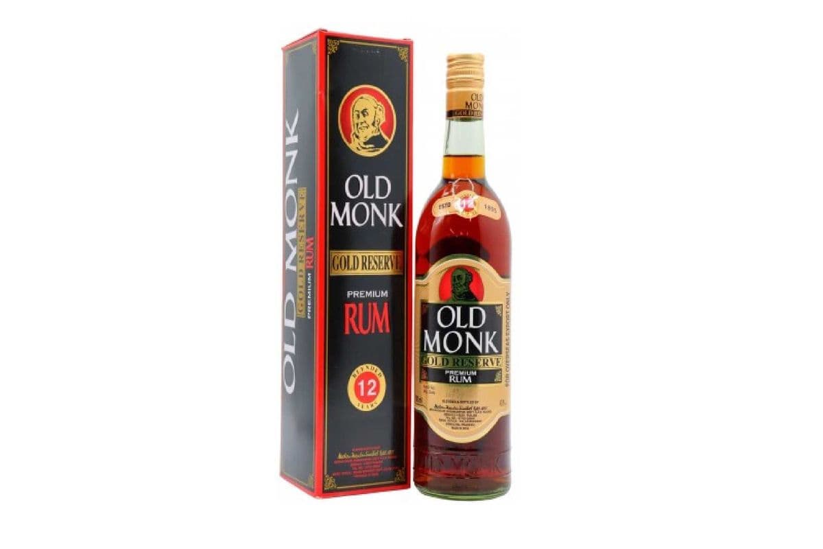 Old Monk Gold Reserve Rum 12 Year (1 x 750ml)