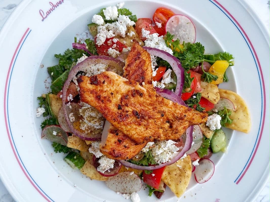 Chicken Fatush Salad