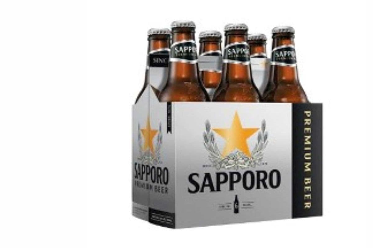 Sapporo Premium Beer 6 x 355 ML Bottles (1 x 355 ml Bottles)