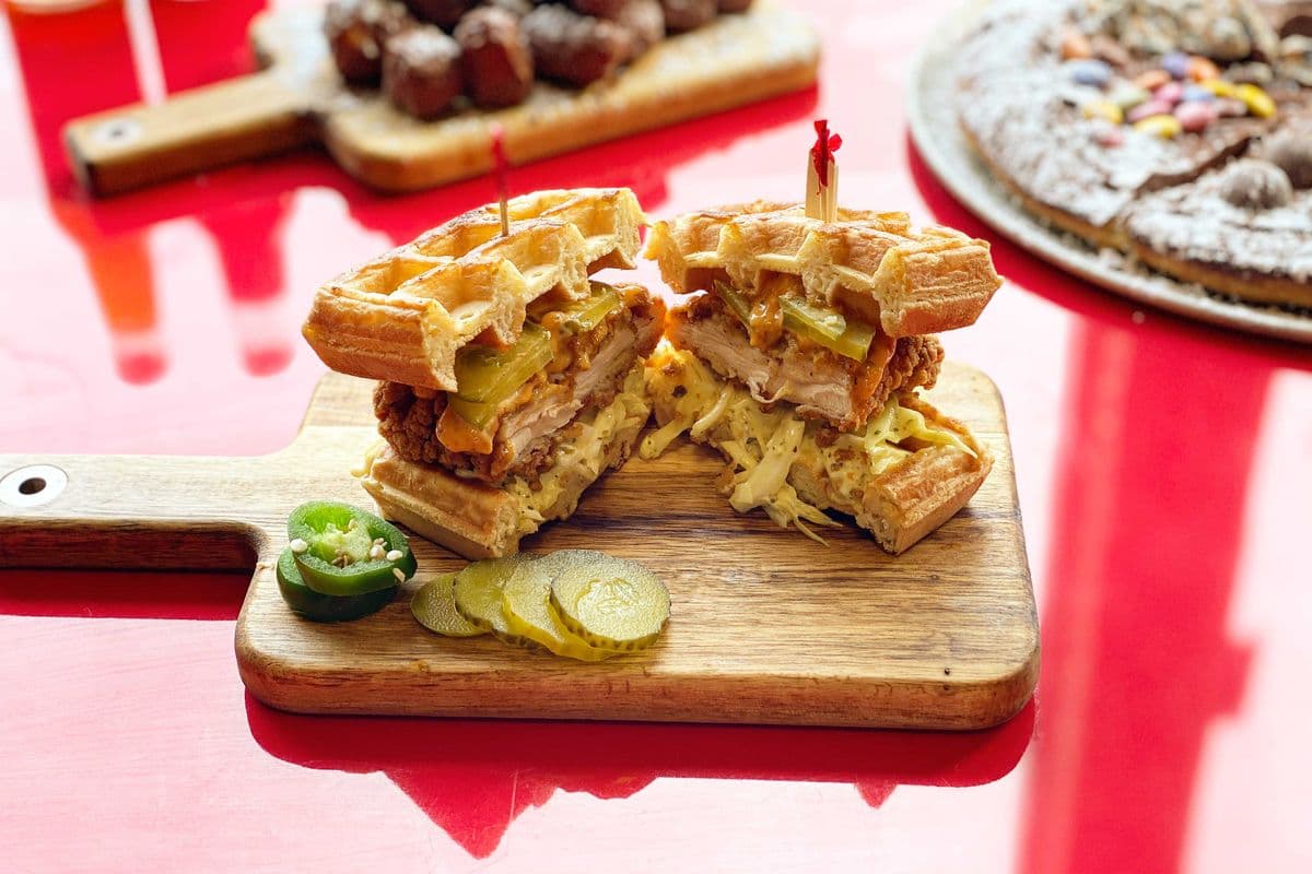 Chicken on a Waffle