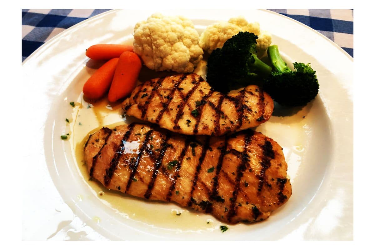 Grilled Chicken or Veal