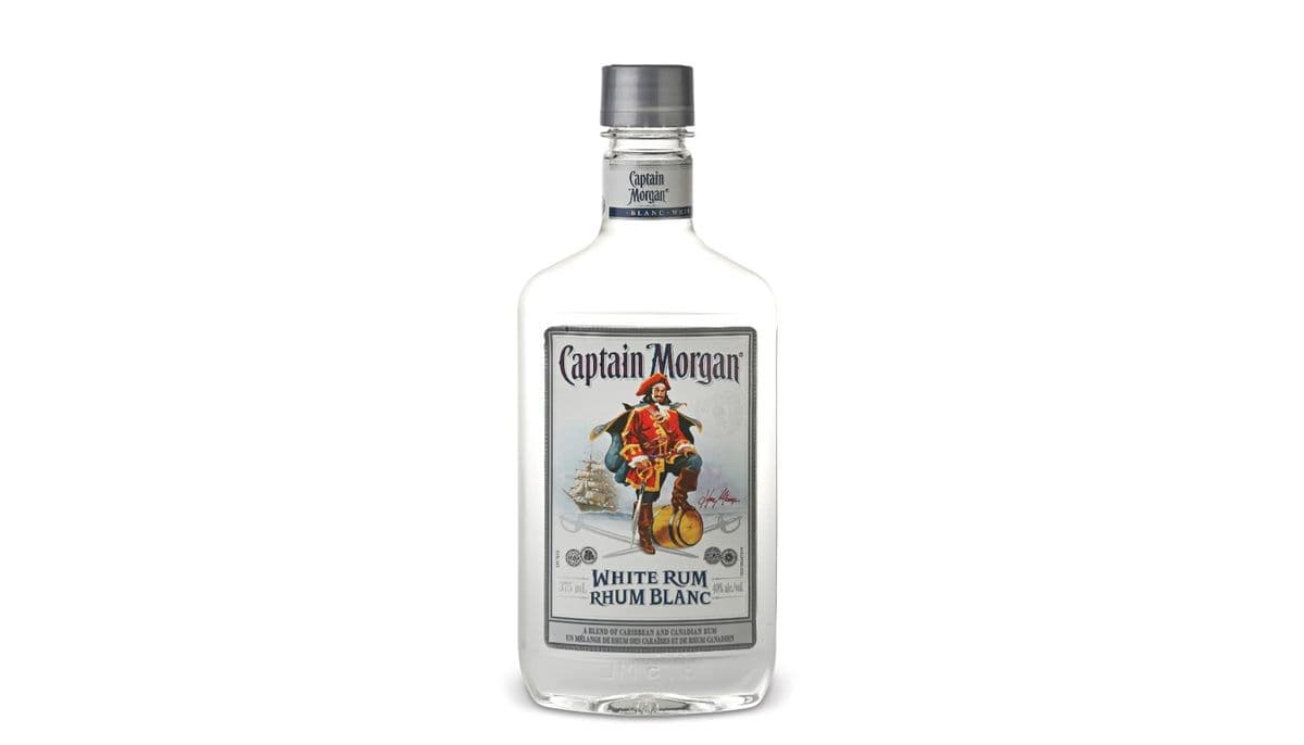 Captain Morgan White Rum Mickey (375 ml) (1 x 375ml)