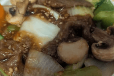 Beef with Chinese Greens
