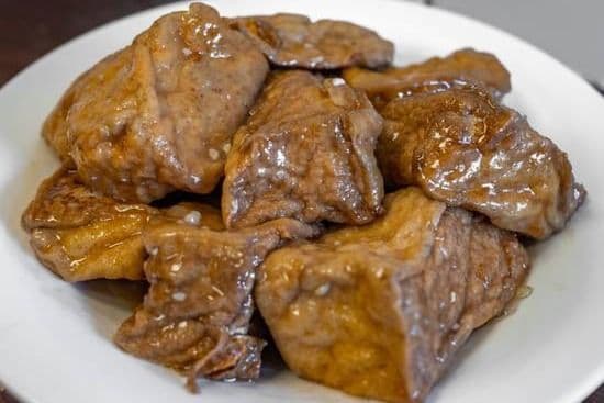 Fried Garlic Tofu 豆腐