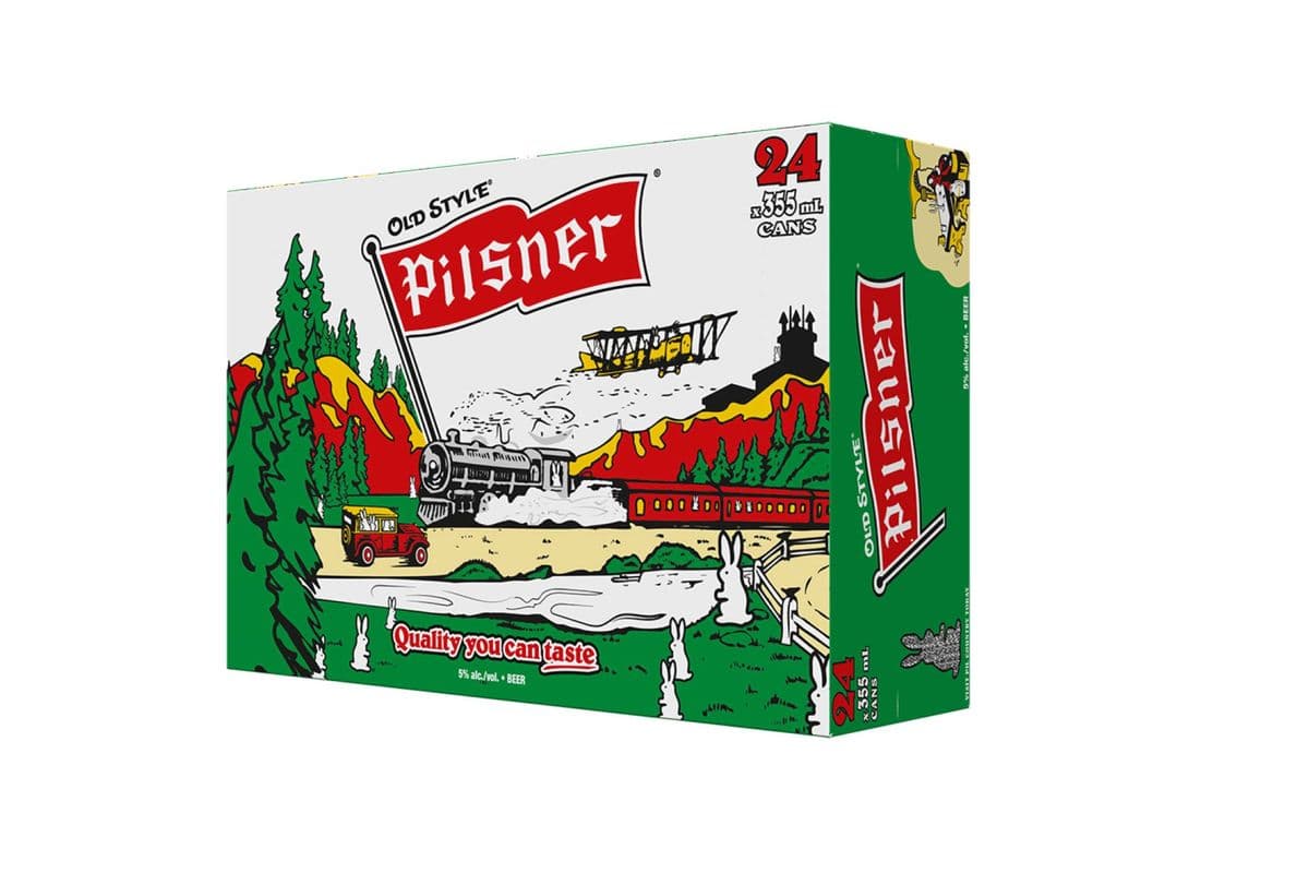 Old Style Pilsner (24 Pack) (1 x 355 ML)