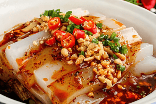 Clear Noodle in Chilli Sauce 川北凉粉