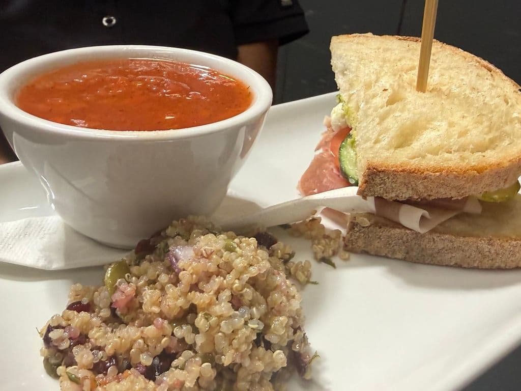 Half Sand And Soup Or Salad Combo
