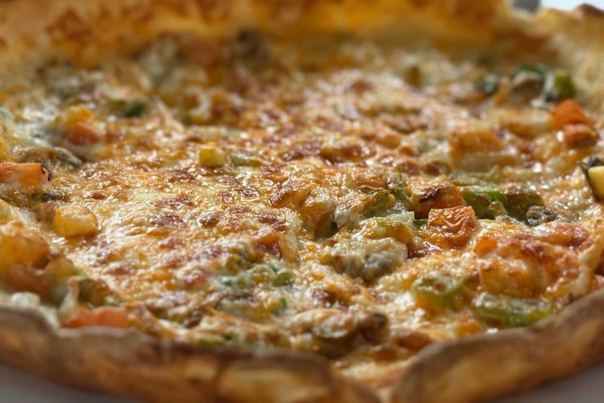 Giant Veggie and Cheese Pancake