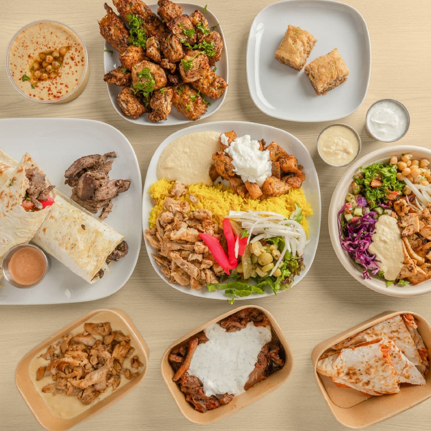Garlicky Mediterranean Grill