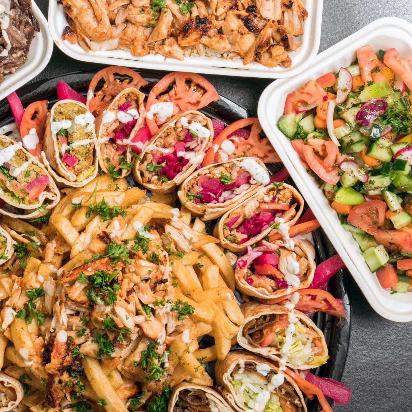 Shawarma and Mediterranean Flavors