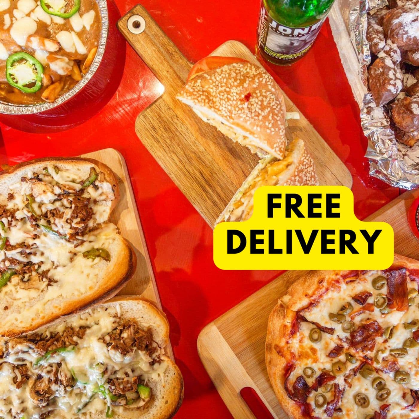 Stuffed Burgers & Pizza