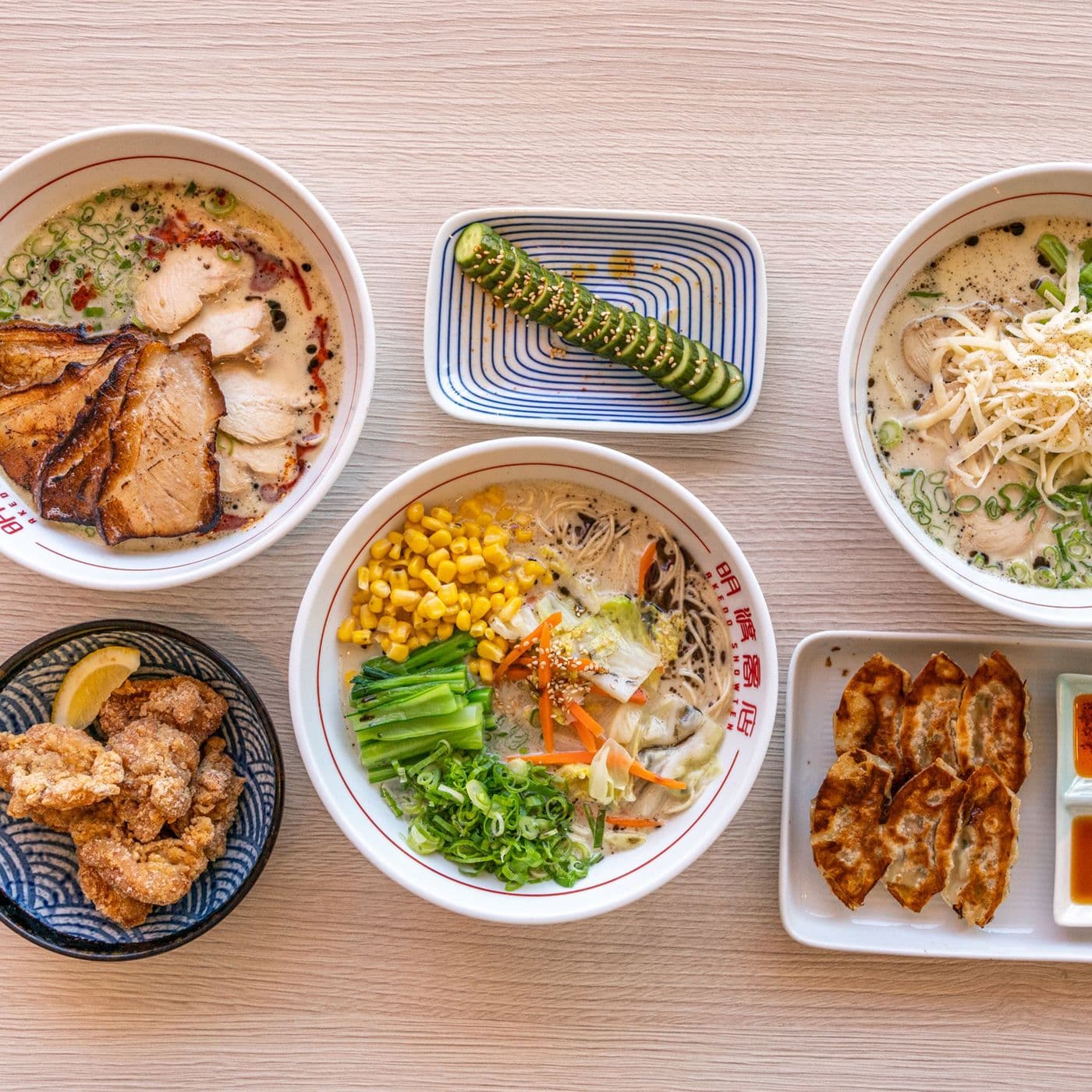 Akedo Showten Ramen + Gyoza