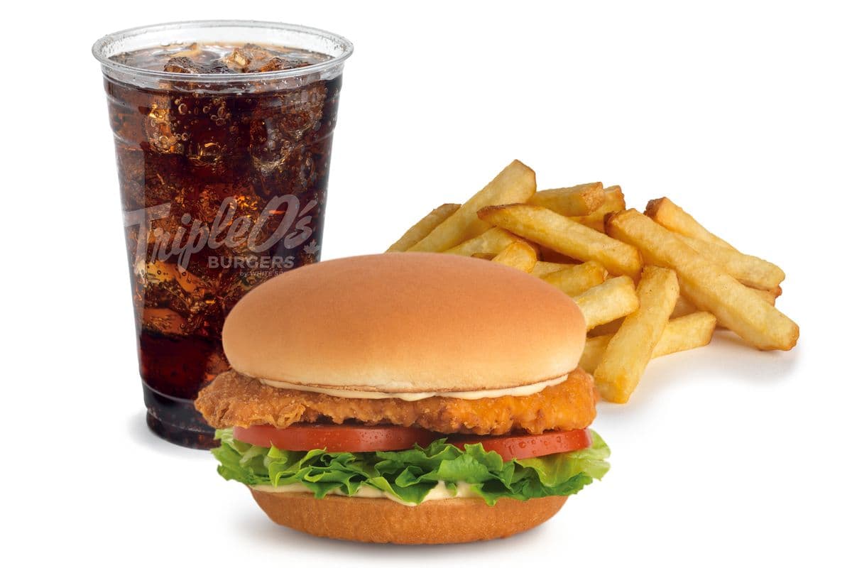 Spicy Ultimate Crunch Burger Combo