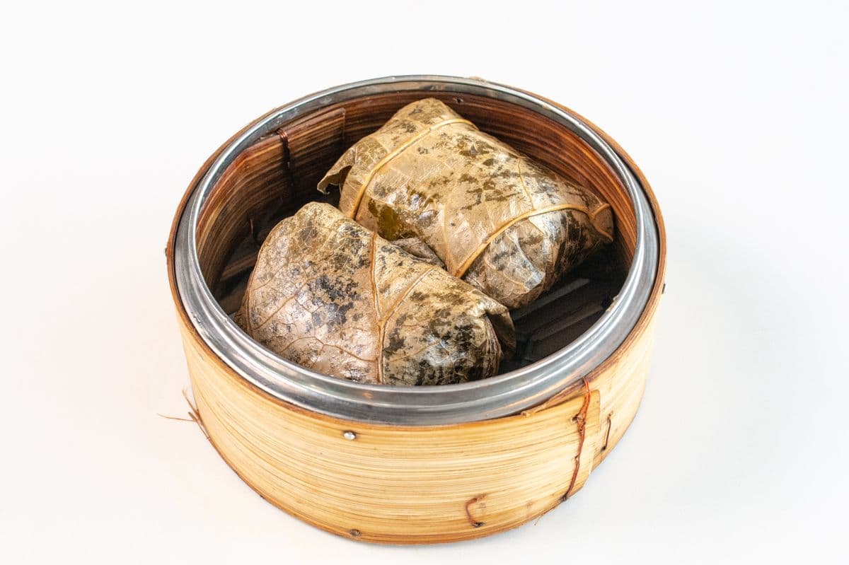 Sticky Rice with Chicken Chinese Sausage (Wrapped)