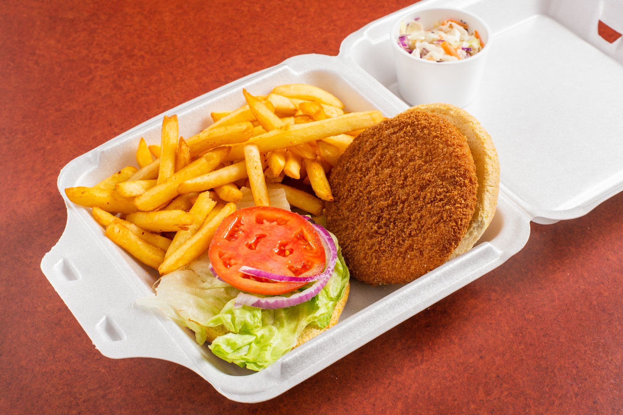 Crispy Chicken on a Bun Sandwich