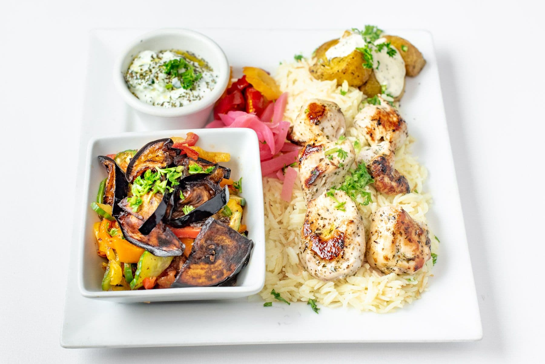 Chicken Taouk Platter