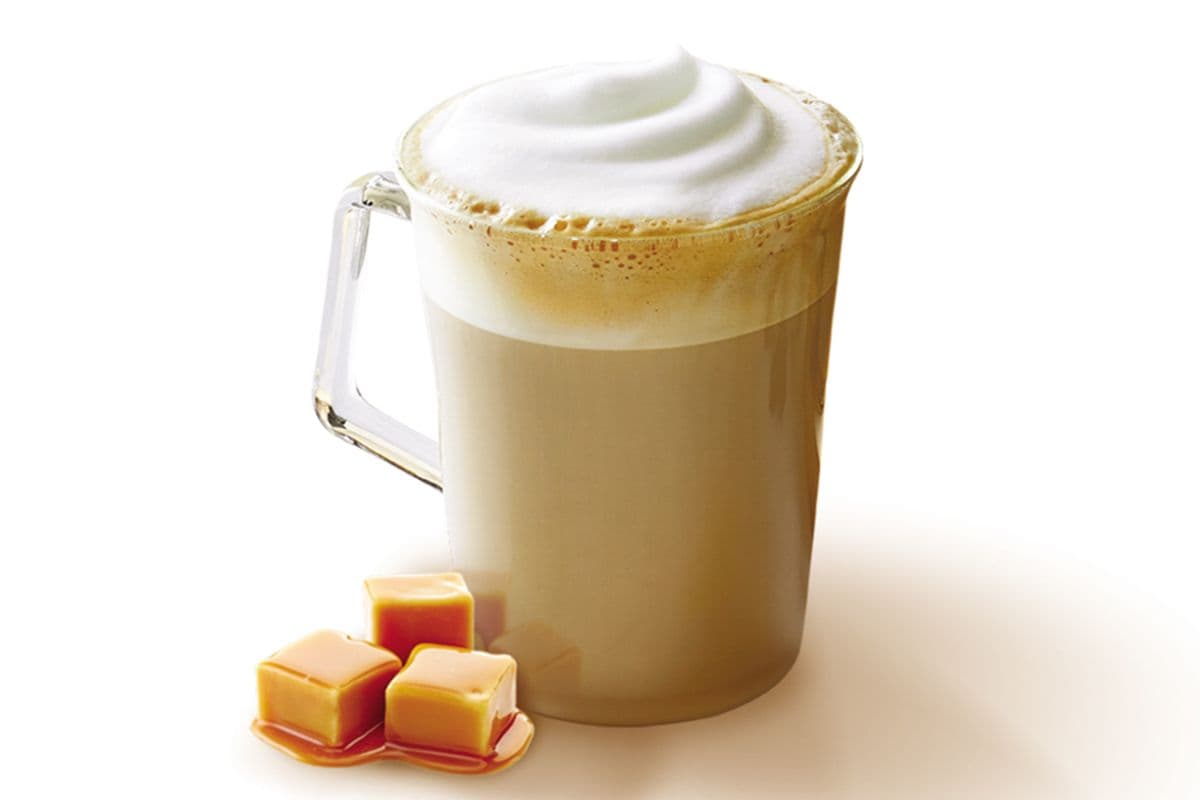 Latte au caramel