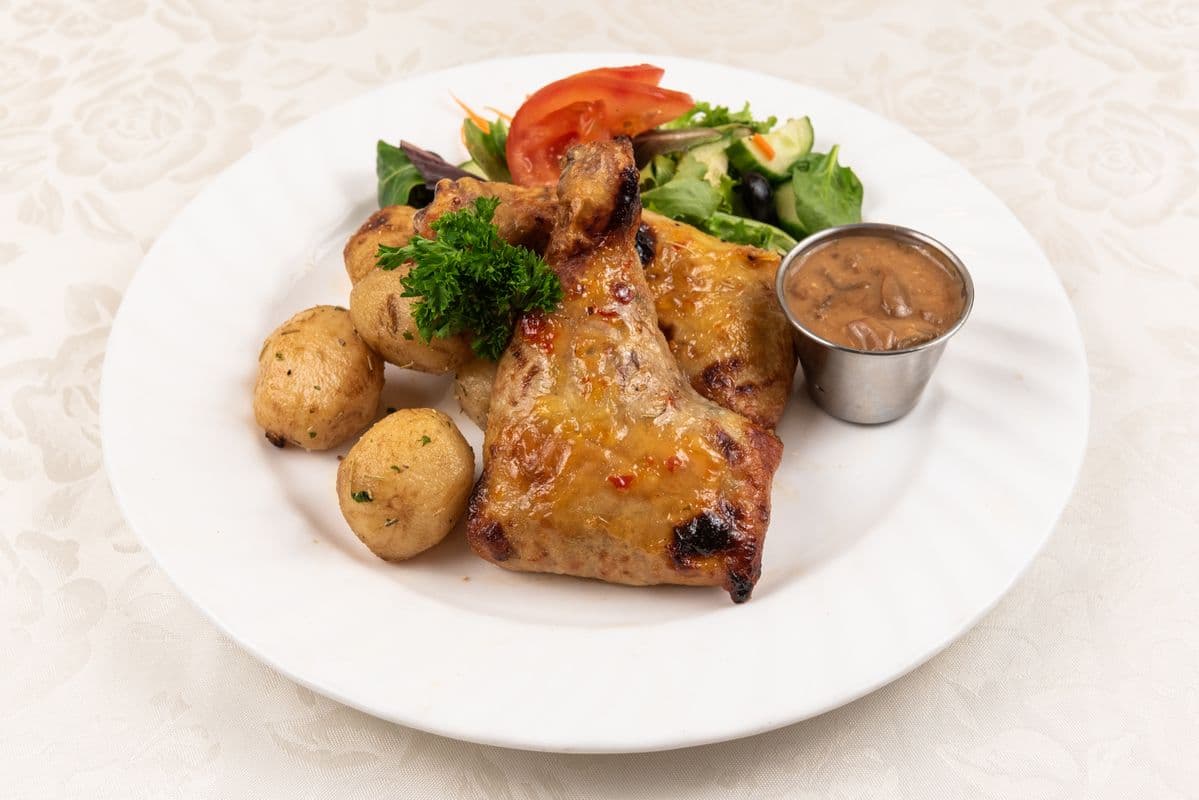 Cuisse de poulet farcie / Stuffed Chicken Leg