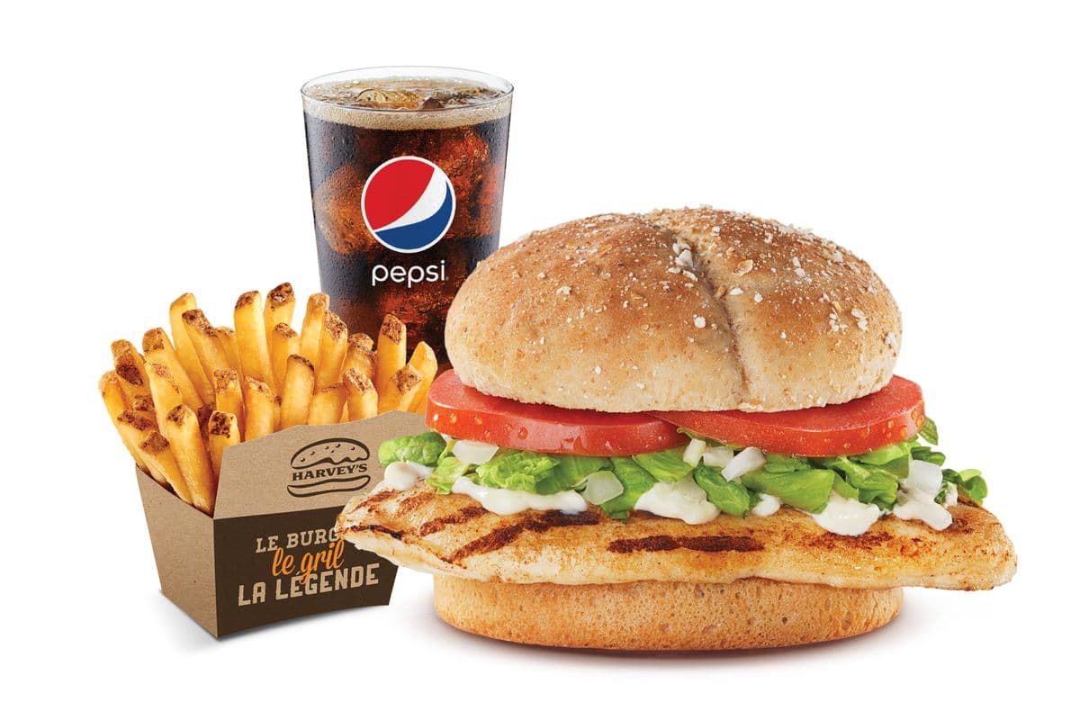 Trio Sandwich au poulet grillé / Grilled Chicken Sandwich Combo