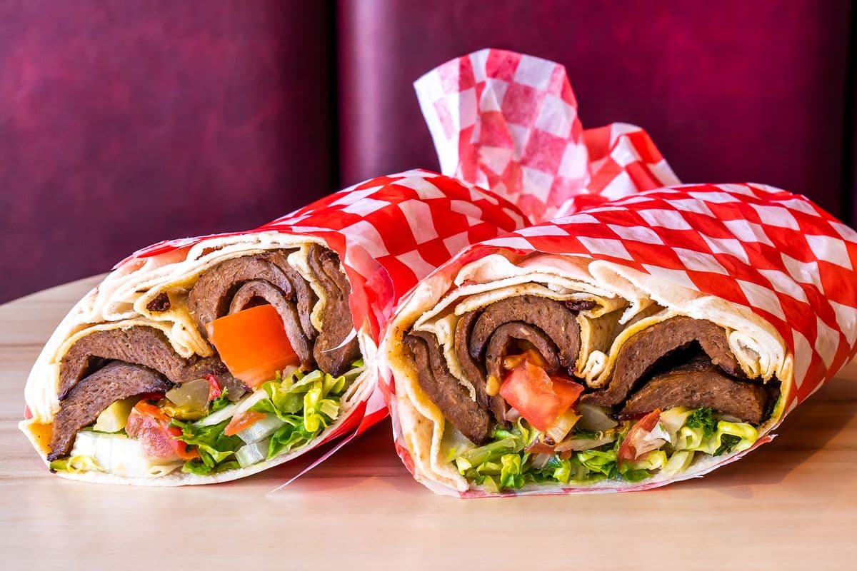 Beef Donair Wrap