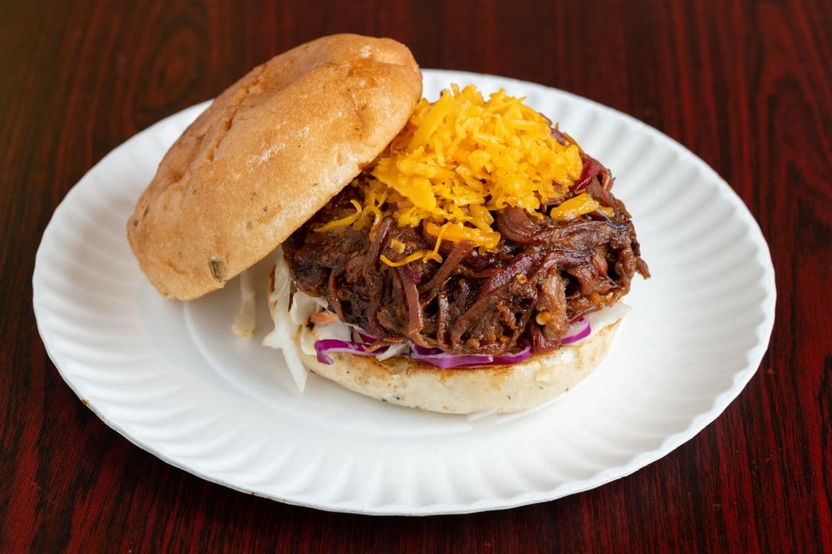 Pulled Brisket Sandwich