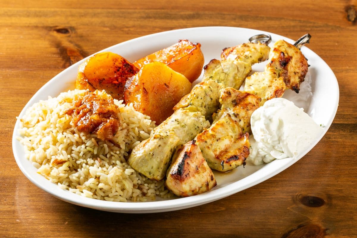 Chicken Souvlakia