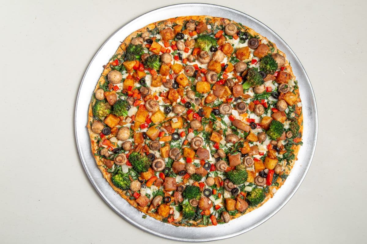 10" Small Stir-Fried Veggie Pizza