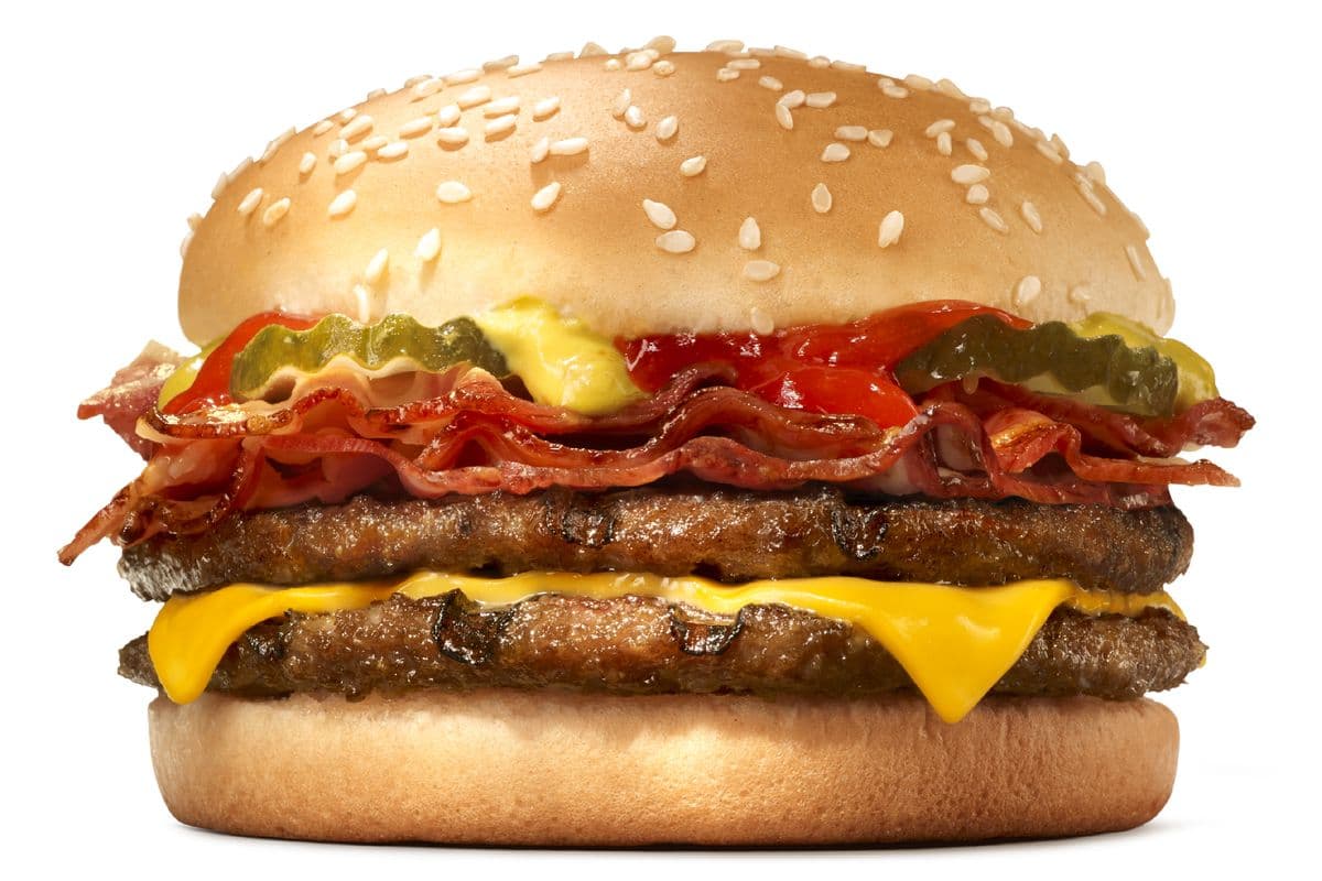 Bacon Double Cheeseburger (450 Cals)