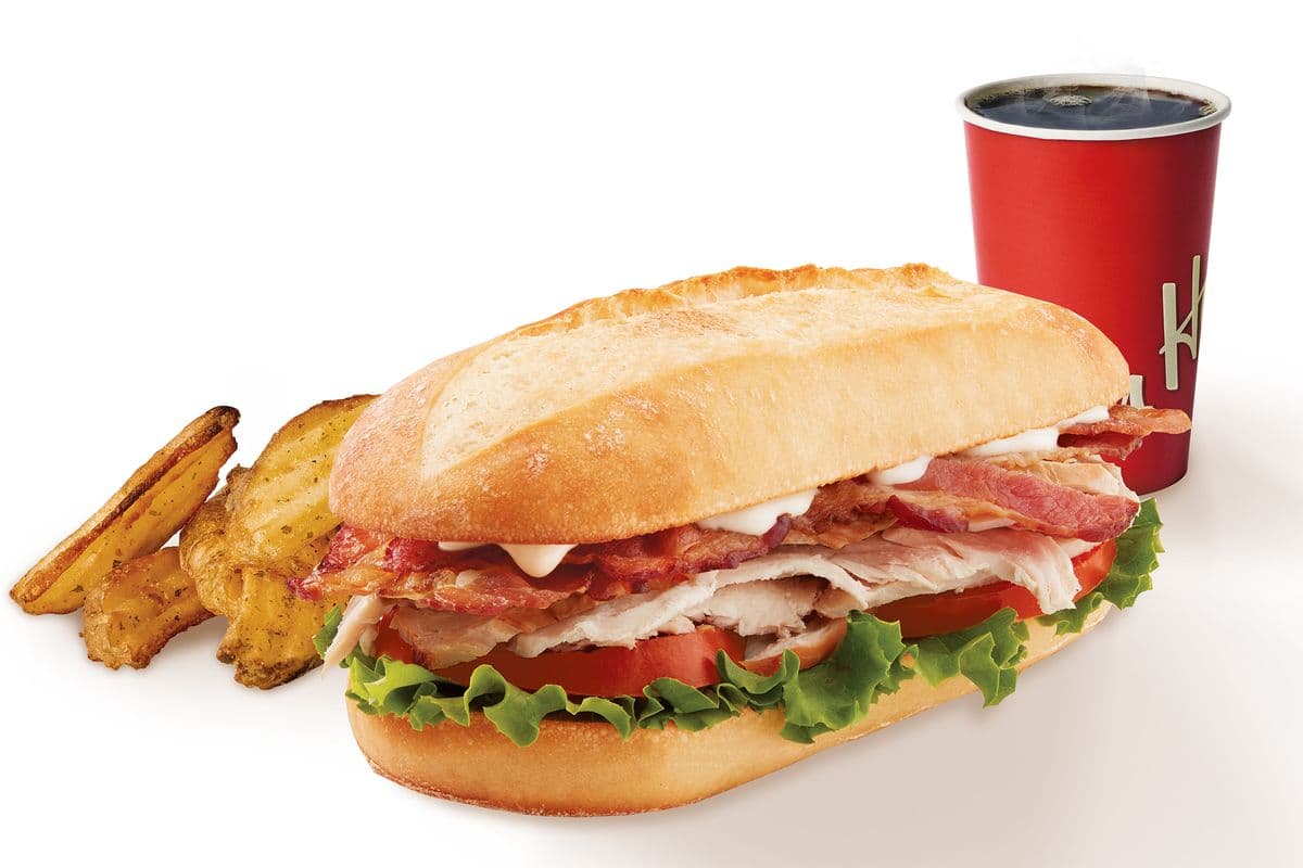 Large Turkey Bacon Club Sandwich Meal