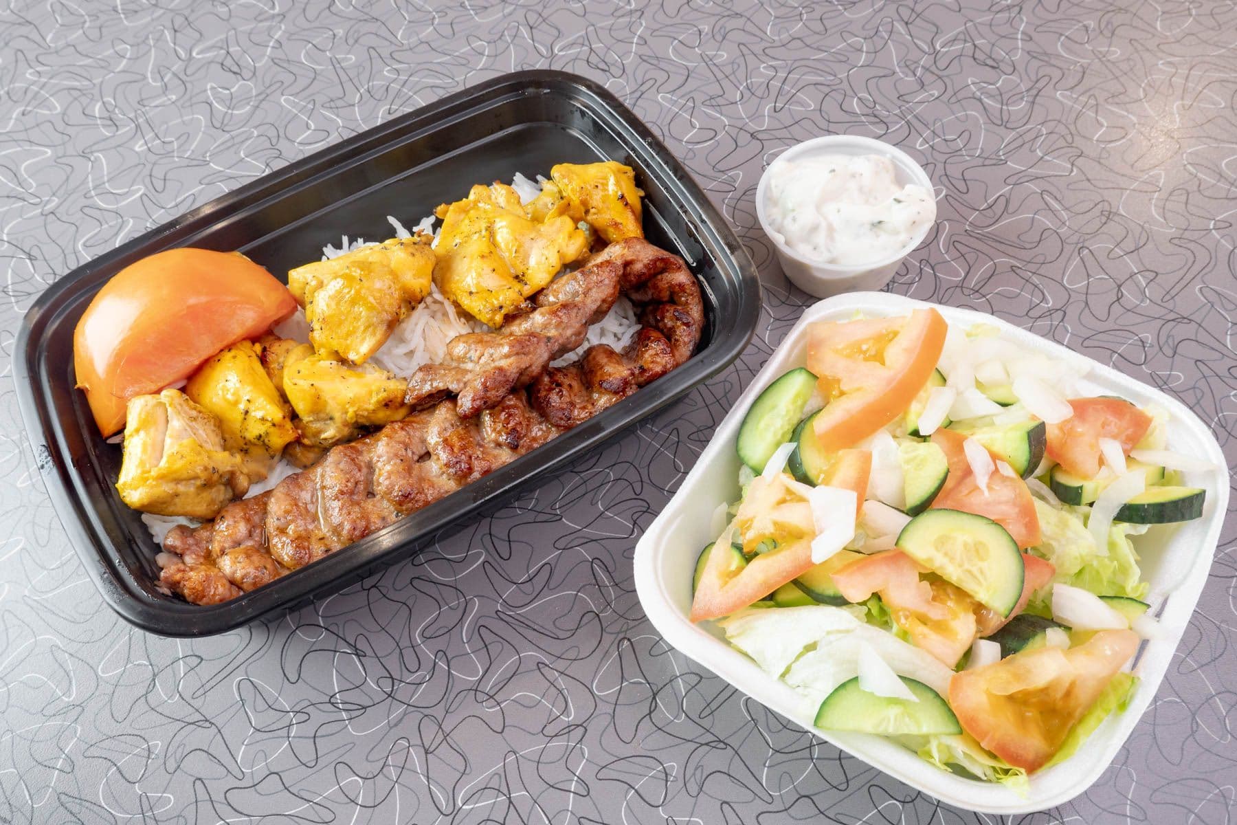 6. Lamb and Chicken Kabab