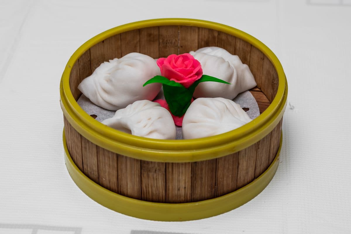 *1. Prawn Dumplings - Har Kau (4 pcs) / 虾饺(4个)