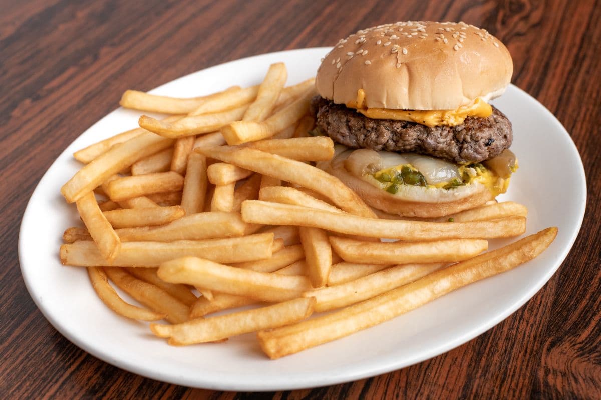Cheeseburger and Fries