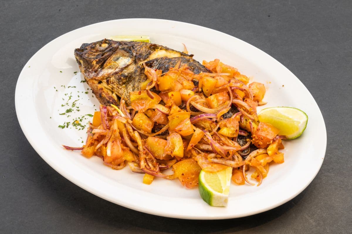 Tilapia braisé au barbecue / Barbeque Tilapia Braise