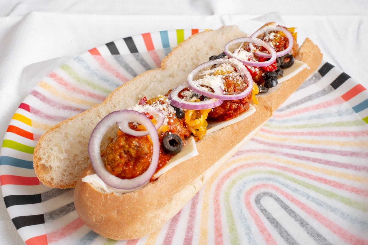 4. Foot-long That's Amore Panini (Meatball with Marinara Sauce)