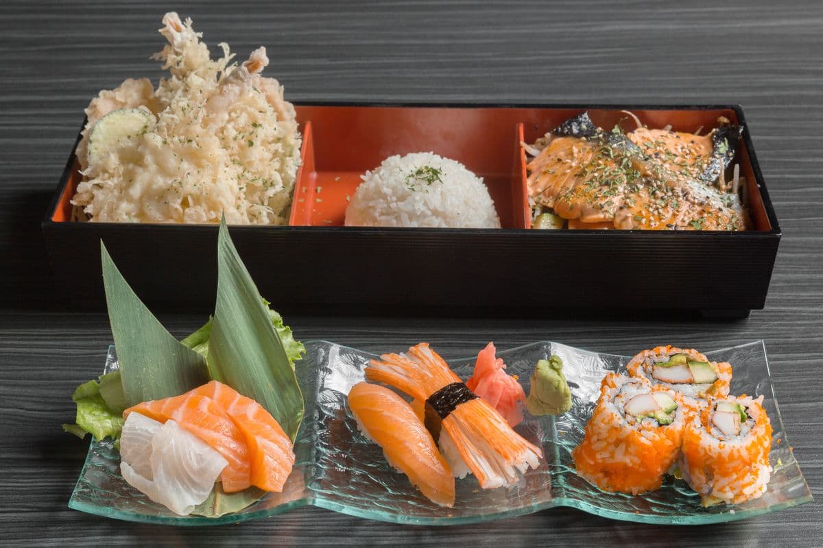 Salmon Bento Box