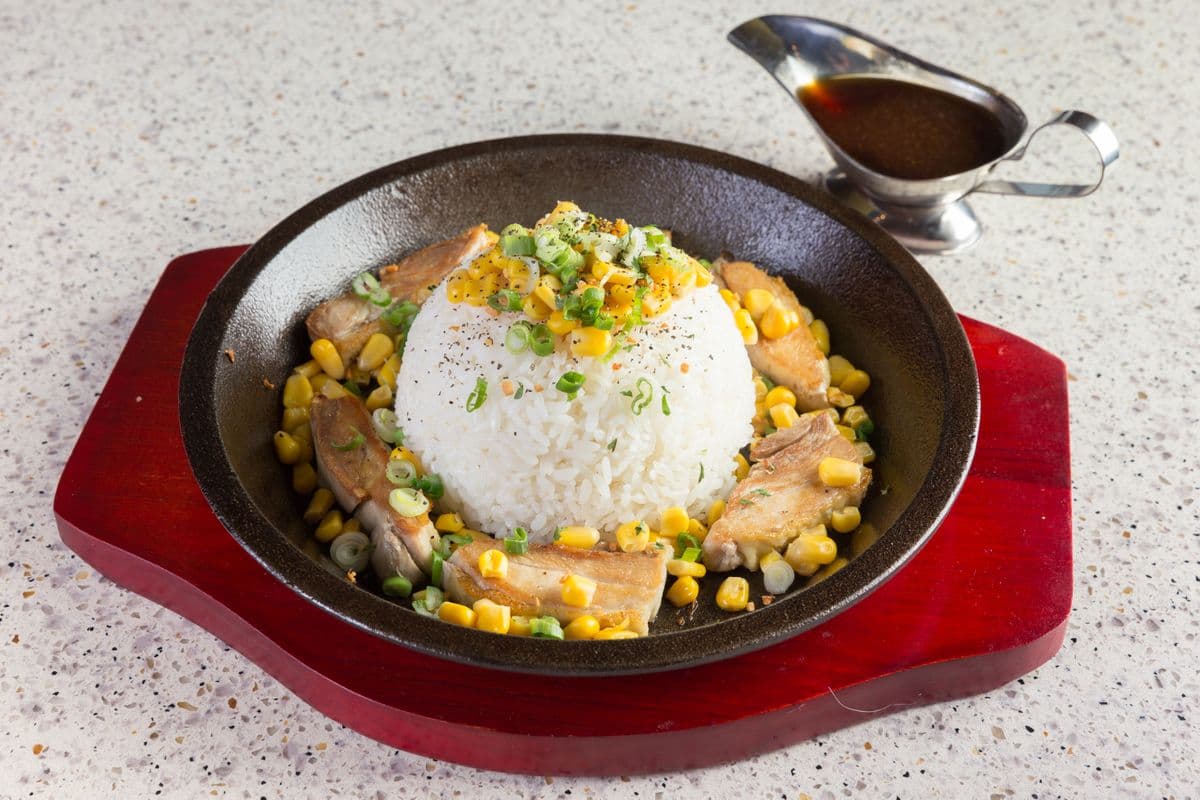 B08. Smoked Chicken Teppan Pepper Rice