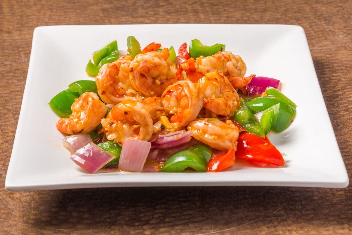 89. Stir-Fried Prawns in Szechuan-Style
