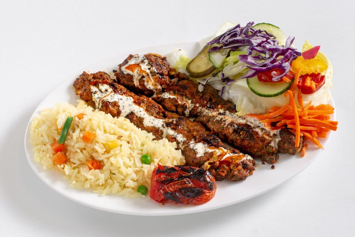11. Kebab Plate with Salad