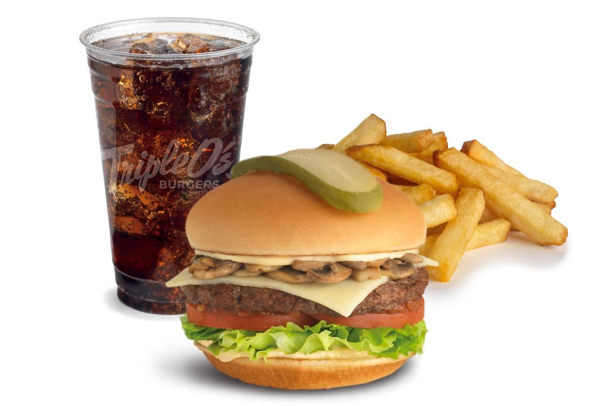 Monty Mushroom Burger Combo