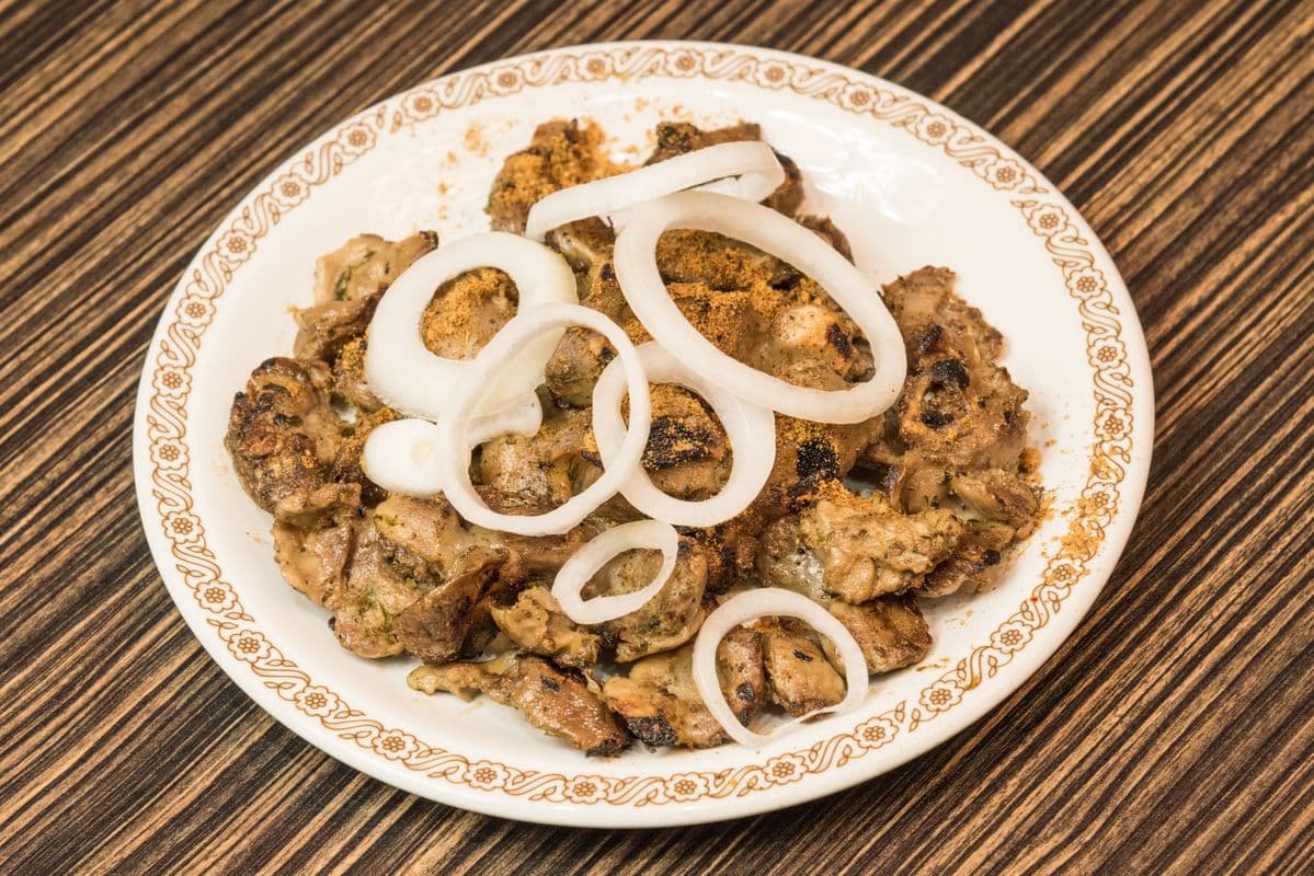 Small Chicken Gizzard Suya