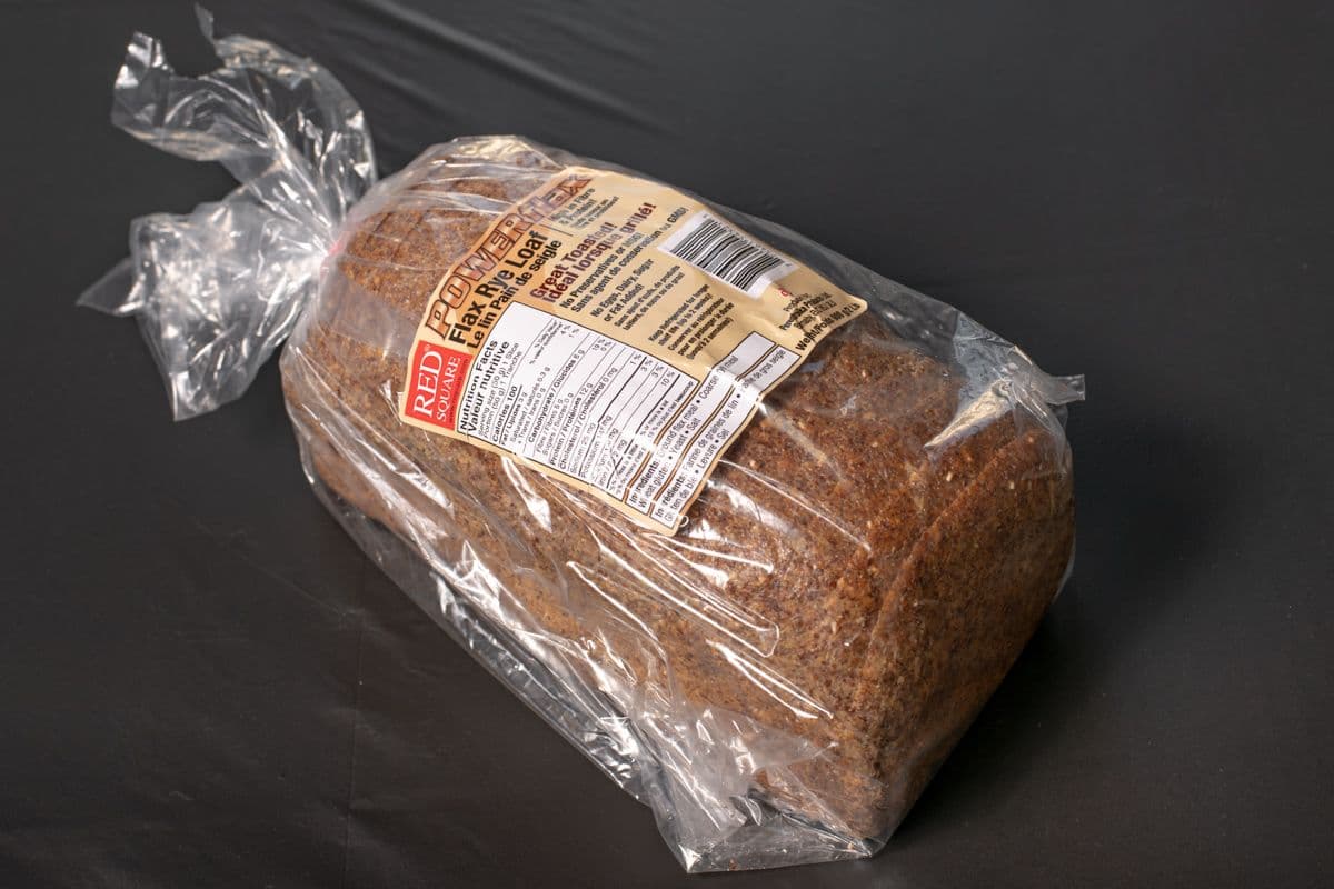 Brown Low-Carb Flax Rye Loaf