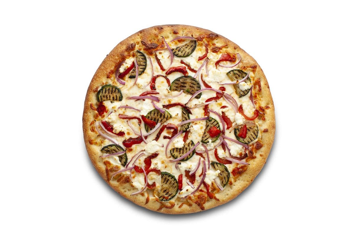Medium Grilled Veggie & Goat Cheese Pizza